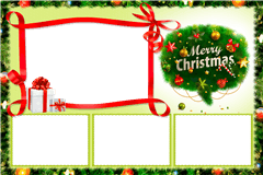 Fotobox Druckvorlage Christmas Merry – Kategorie Weihnachten